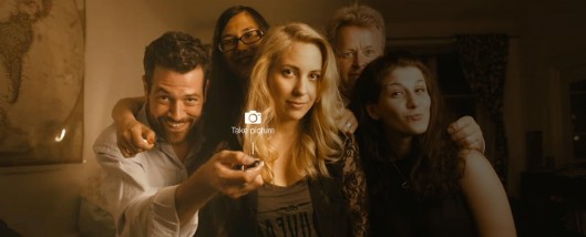 Flic can be used to trigger photographs on a mobile phone